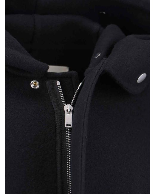 Jil Sander Blue Jackets Virgin Wool for men
