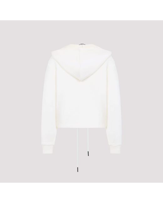 Moncler White Zip Up Jacket