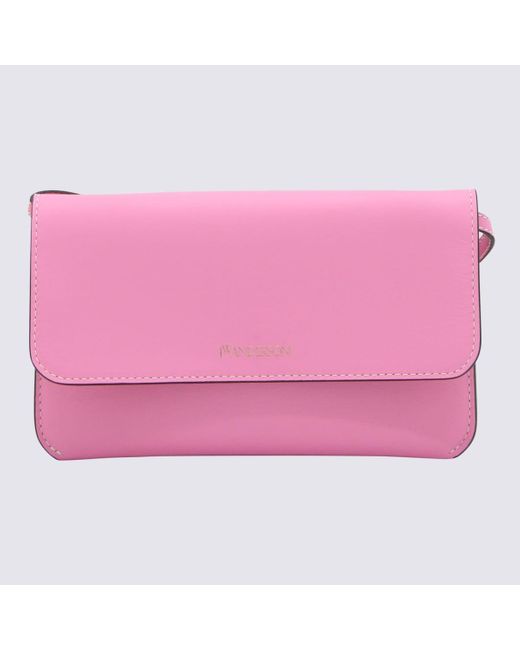 J.W. Anderson Pink Leather Phone Bag
