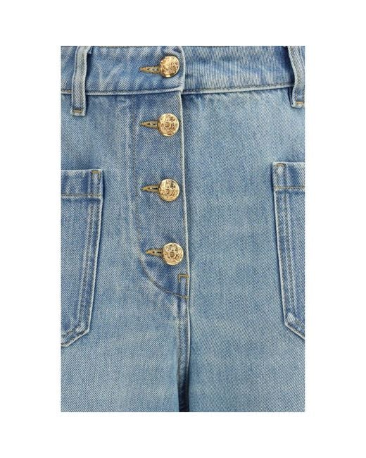 Valentino Blue Cotton Jeans Denim