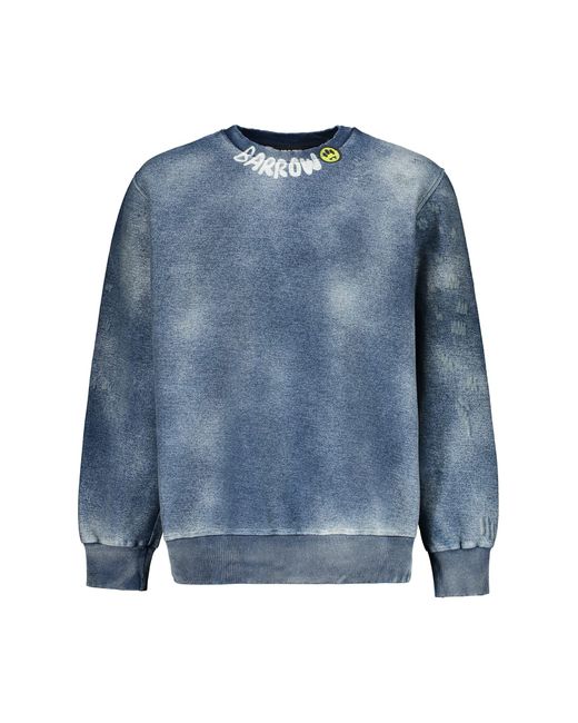 Barrow Blue Sweatshirt With Logo