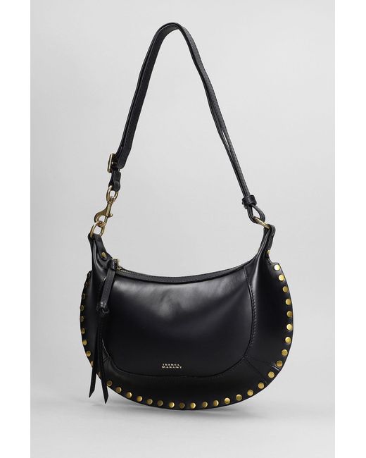 Isabel Marant Black Oskan Moon Shoulder Bag