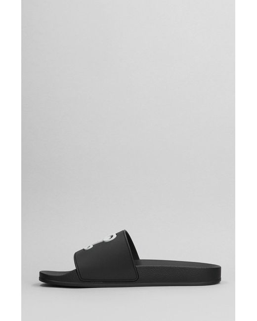 Palm Angels Black Slipper-Mule for men