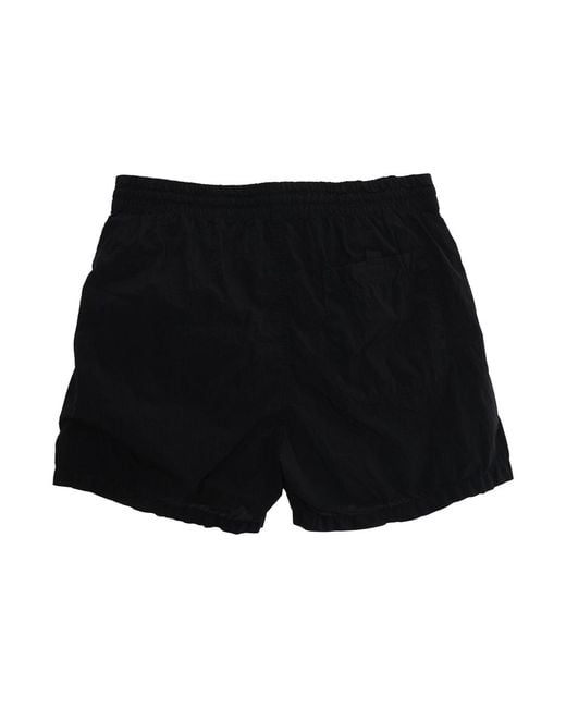 Stone Island Black Kids Shorts Polyamide for men