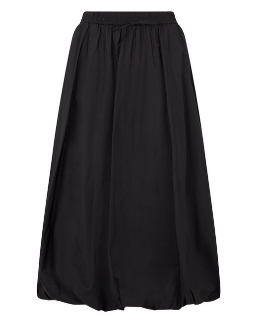 Weekend by Maxmara Black Skirt Wide Flared Polyamide