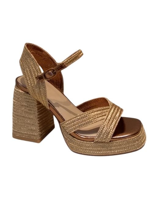 Exe' Brown Havana 002 Rope Shoe