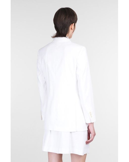 Theory White Blazer