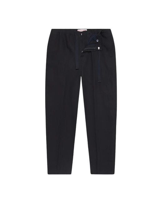 Orlebar Brown Blue Alex Linen Pant for men