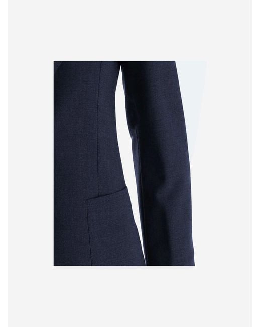 Tagliatore Blue Jacket Parigi Stretch Wool