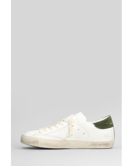 Philippe Model White Prsx Low Sneakers for men