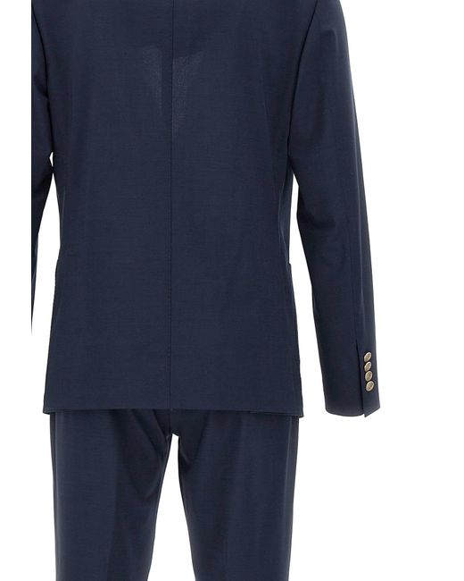 Eleventy Blue Fresh Wool Two-Piece Suit for men
