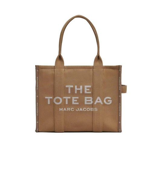Marc Jacobs Brown Tote Bag Woven Jacquard Tote-Bags
