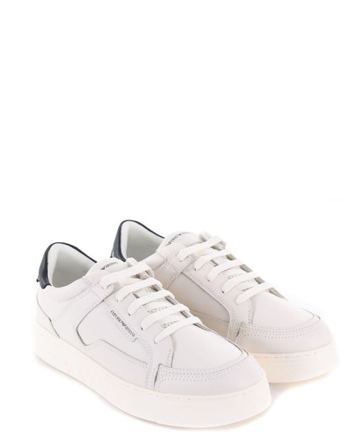 Emporio Armani White Sneakers for men