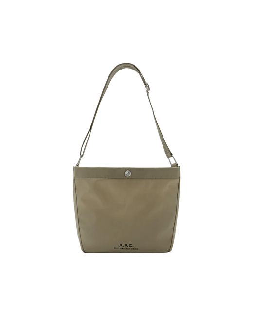 A.P.C. Multicolor Shoulder Bag Journal Small Khaki Jaa Polyester
