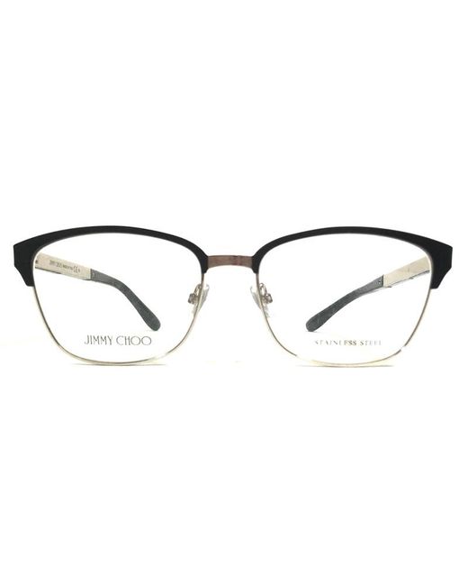 Jimmy Choo Brown Eyeglasses Rectangle Full Rim, Frame And Clear Demo Lenses Lens Jc192000300