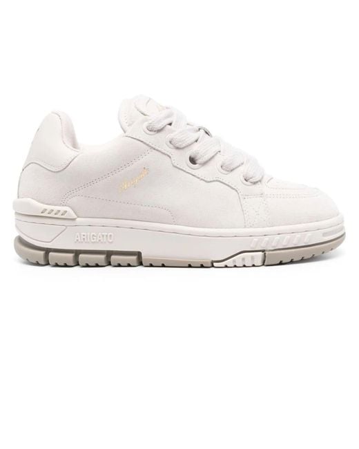 Axel Arigato White Perforated Leather Area Haze Sneakers