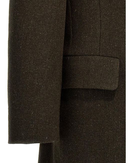 Golden Goose Deluxe Brand Black Fred Coats, Trench Coats for men