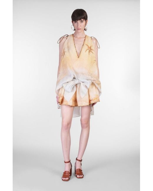 Zimmermann White Mini Dress