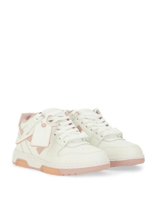 Off-White c/o Virgil Abloh White Out Of Office Sneaker Bovine Leather Trainers