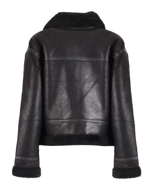 Schott Nyc Black Leather Jacket for men