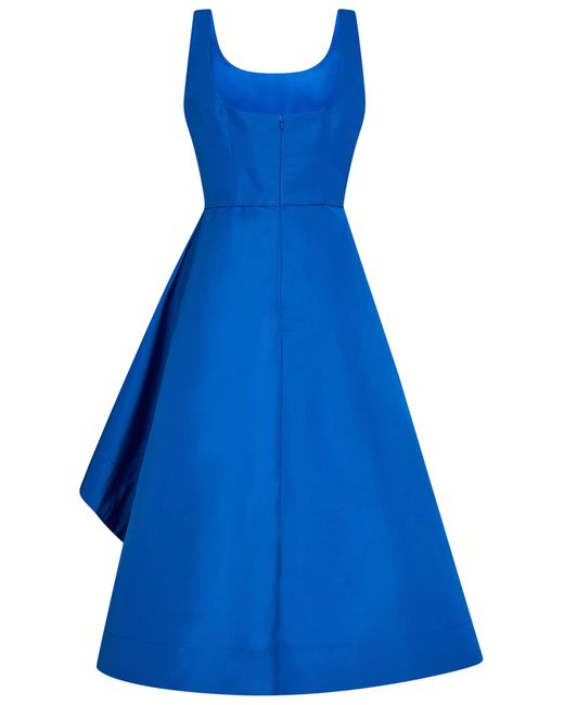 Alexander McQueen Blue Midi Dress