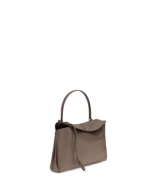 Balenciaga Gray Rodeo Shoulder Bag Calf Leather Bos Taurus