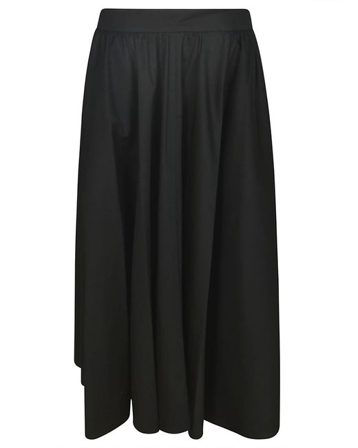 Patou Black Garbadine Mini Skirt