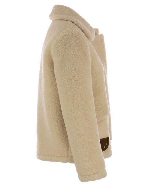 Fay Natural 3-hook Fleece Jacket