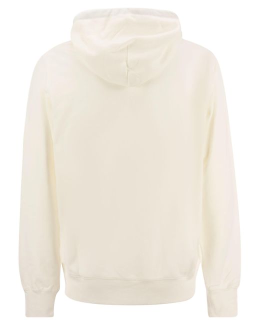 Vilebrequin White Cotton Hooded Sweatshirt for men