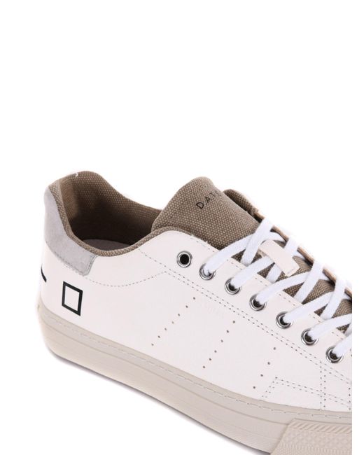 Date Leather Sneakers Uomo Linea Natural In Pelle for Men - Lyst