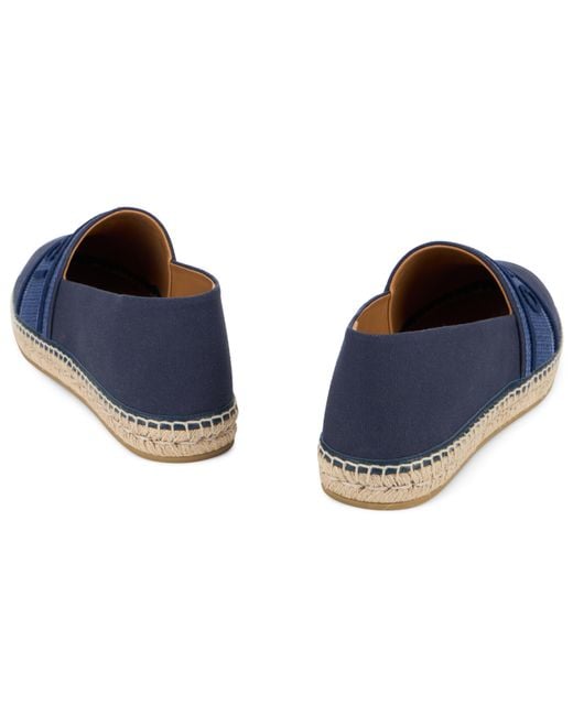 Gucci Blue Espadrilles Canvas Cotton Trainers for men