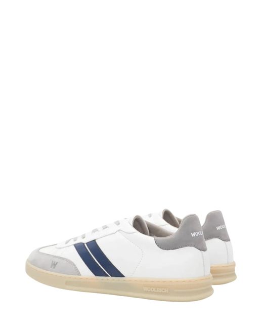 Woolrich White Double U.T Sneaker for men