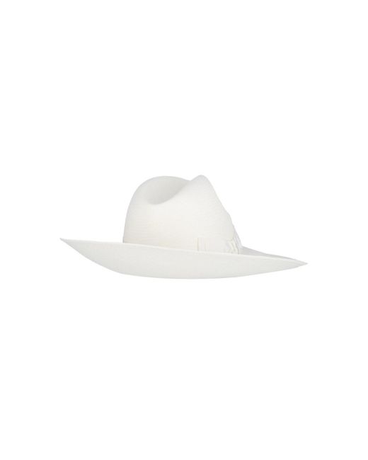 Borsalino White Panama Amedeo Hat