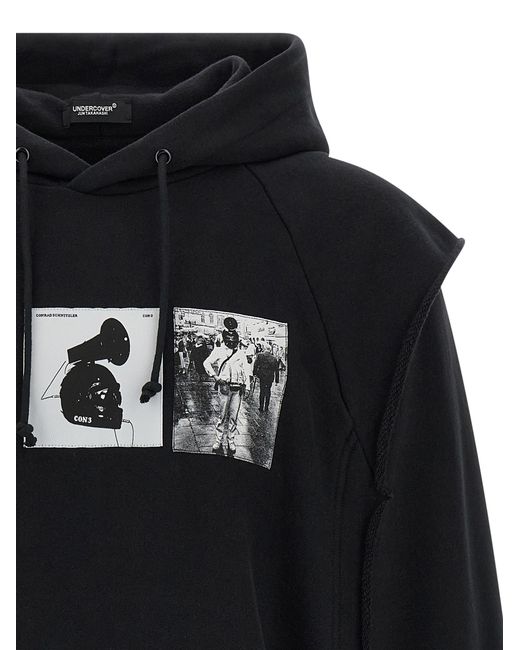 Undercover Black Uc2E4803-2 Hoodie for men