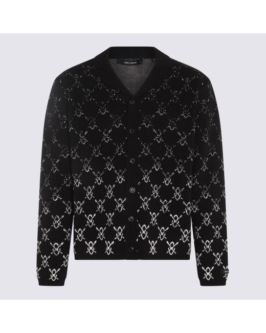 Daily Paper Black And Cotton Cardigan for men