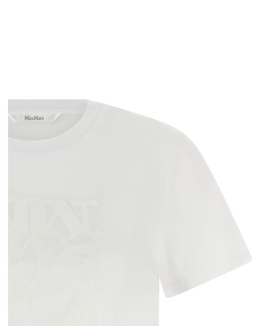 Max Mara White Cotton T-Shirt