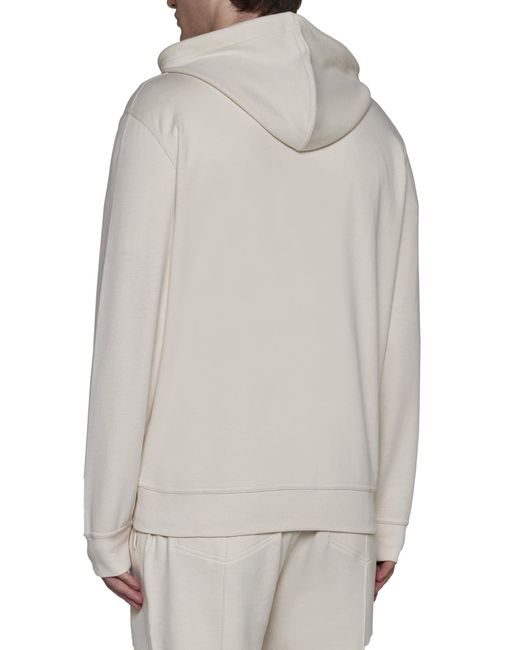 Brunello Cucinelli White Sweaters for men