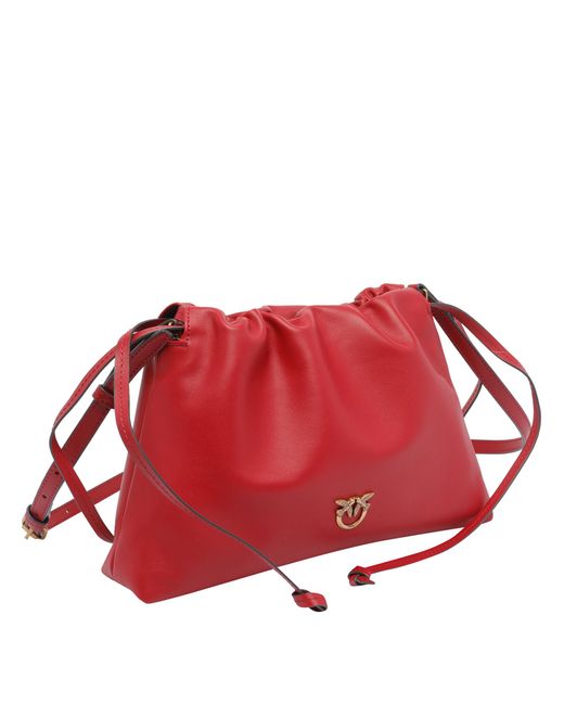 Pinko Red Bags Calf Leather