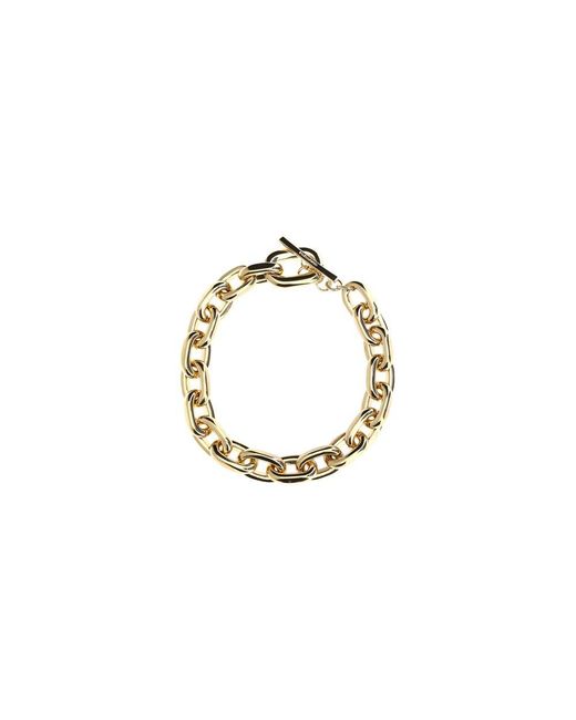 Rabanne Metallic Gold Aluminum Necklace for men