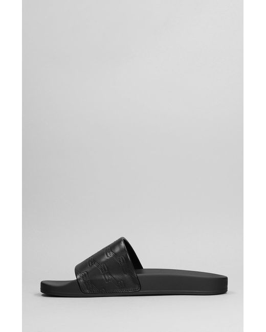 Balenciaga Slippermule In Leather in Gray for Men Lyst