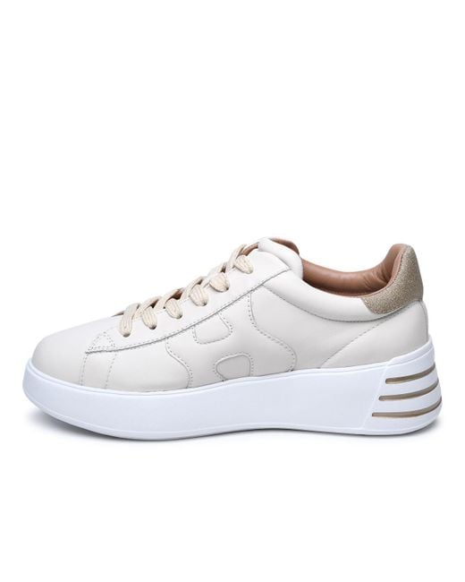Hogan White Leather Rebel H564 Sneaker