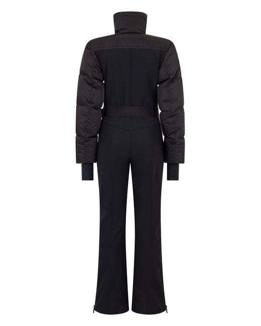 Moncler Black Padded Suit Polyester Jumpsuits
