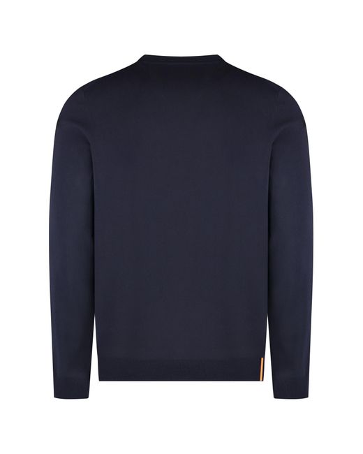 Rrd Blue Booster Round Long Sleeve Crew-Neck Sweater for men