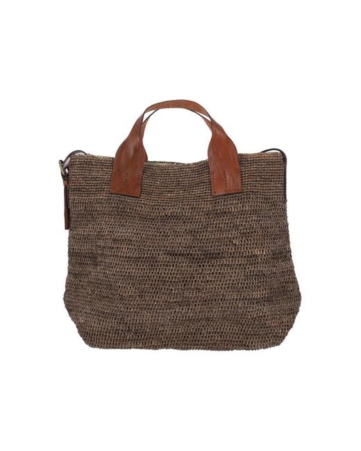 IBELIV Brown Bags Raphia