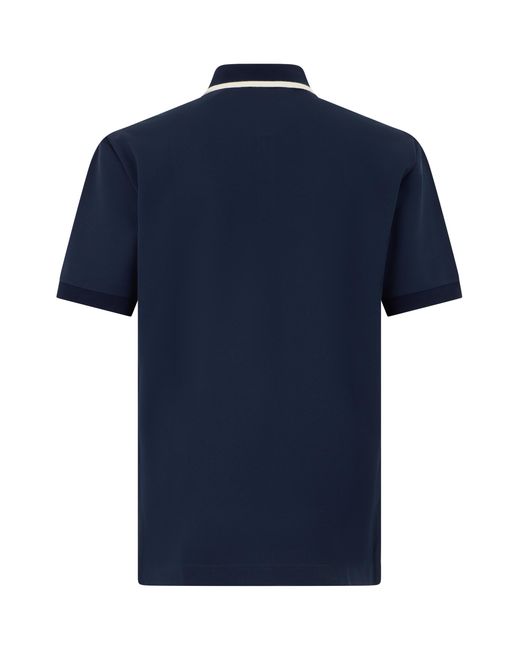 Dolce & Gabbana Blue Short-Sleeve Polo Polyester Shirts for men