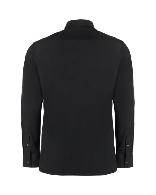 Burberry Black Cotton Shirt for men
