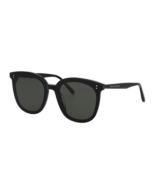 Gentle Monster Black Acetate Myma Sunglasses