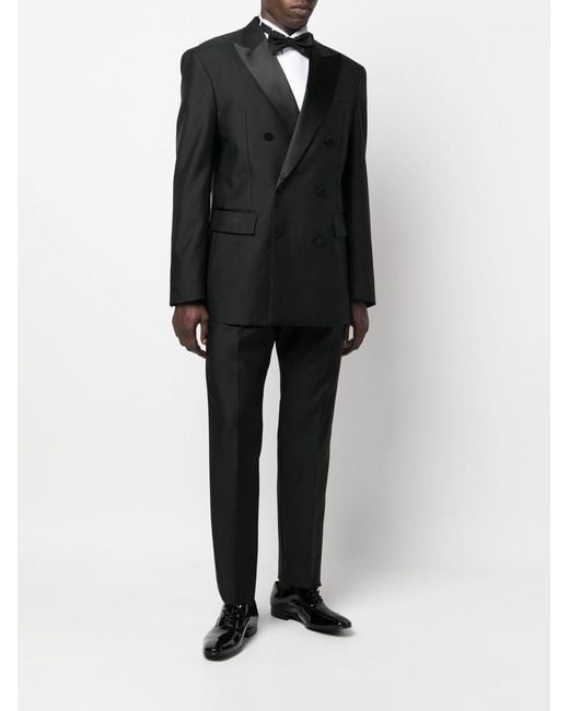 DSquared² Black Suit Chicago Virgin Wool Suits for men