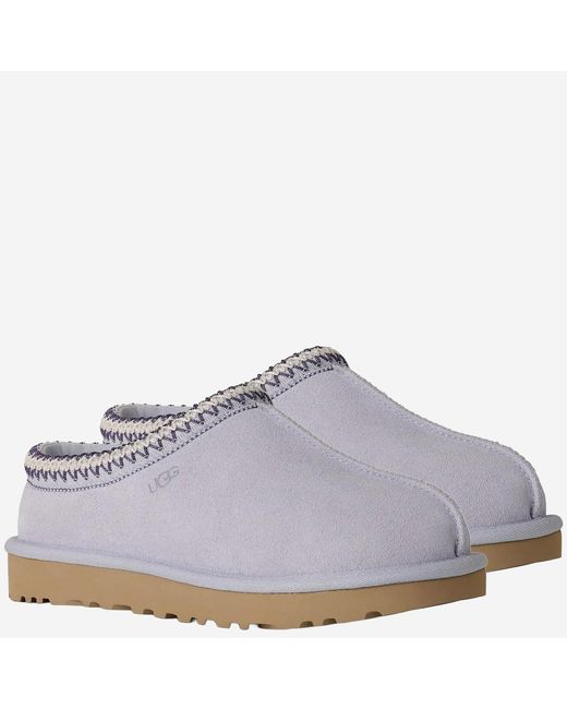 Ugg Blue Mules Tasman Ii Suede Leather
