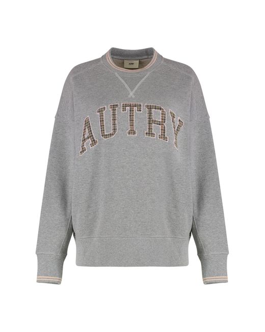 Autry Gray College Sweatshirt Cotton Sweatshirts